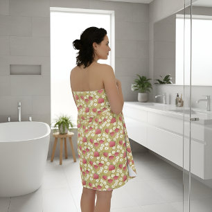 Strawberry Patch mustard Bath Towel Set