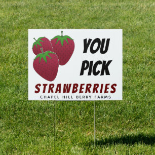 Strawberry Patch Sign