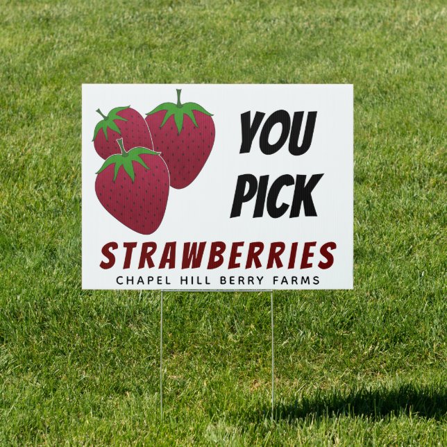 Strawberry Patch Sign (Insitu)