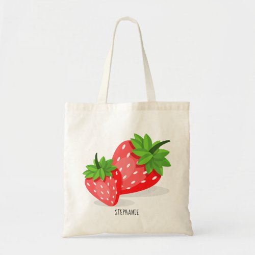 Strawberry Patch Tote Bag
