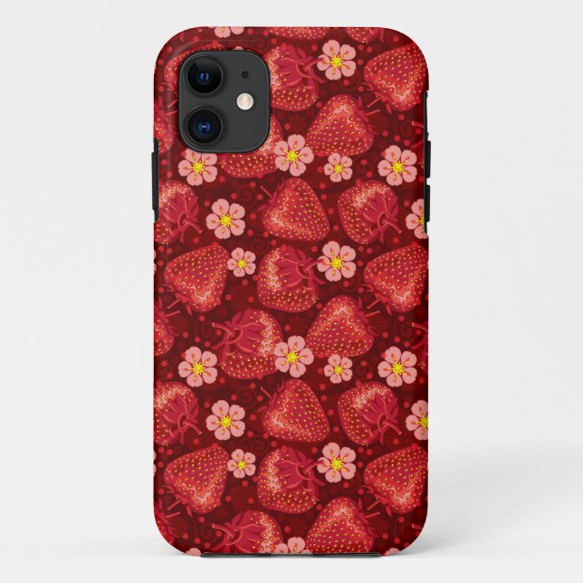 Strawberry Pattern 2 2 Case-Mate iPhone Case (Back)