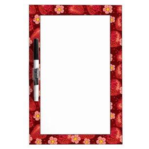 Strawberry Pattern 2 2 Dry Erase Board