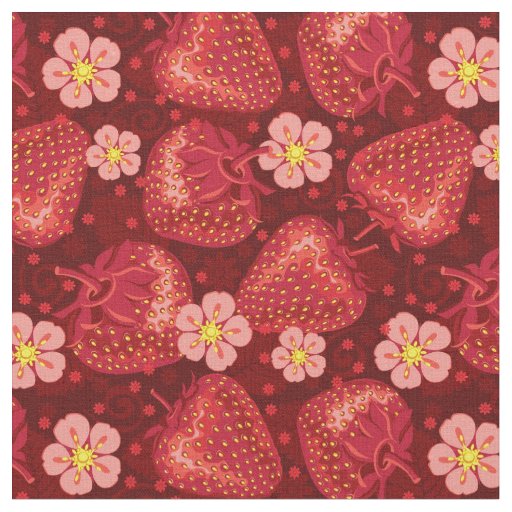 Strawberry Pattern 2 2 Fabric