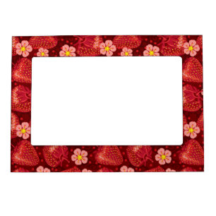 Strawberry Pattern 2 2 Magnetic Frame