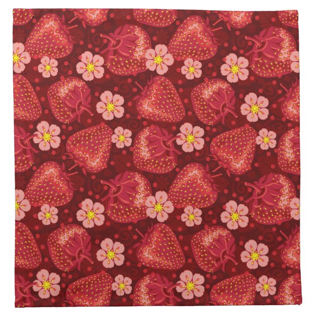Strawberry Pattern 2 2 Napkin (Front)