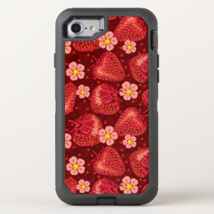Strawberry Pattern 2 2 OtterBox Defender iPhone SE/8/7 Case