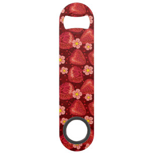 Strawberry Pattern 2 2 Speed Bottle Opener