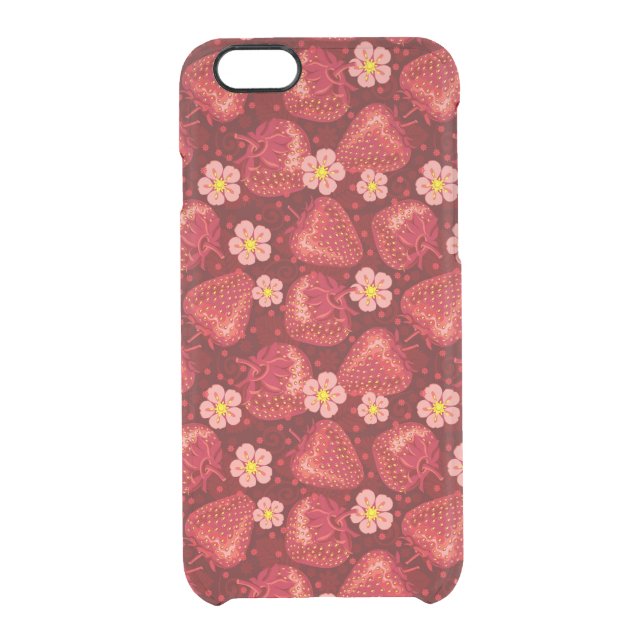 Strawberry Pattern 2 2 Uncommon iPhone Case (Back)