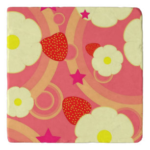 Strawberry Pattern 2 Trivet