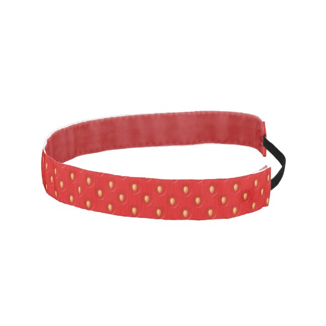 Strawberry Pattern Athletic Headband (Right)
