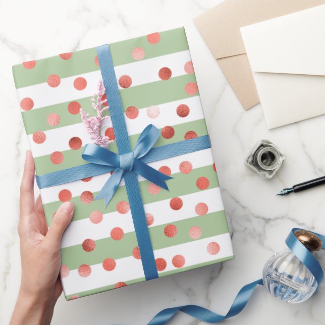 Strawberry Pattern Baby Shower  Wrapping Paper (Gifting)