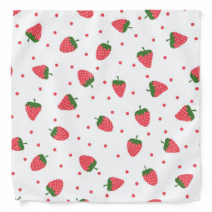 Strawberry pattern bandana