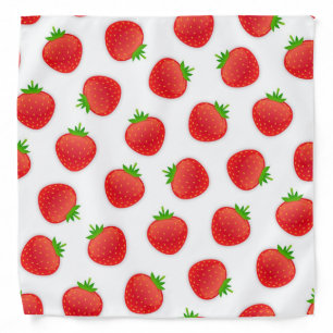 Strawberry pattern bandana