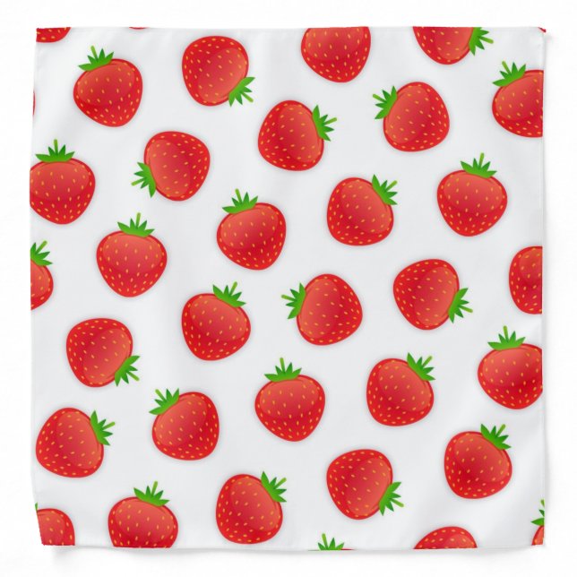 Strawberry pattern bandana (Front)