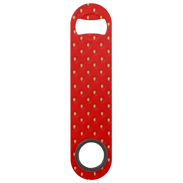 Strawberry Pattern Bar Key (Front)