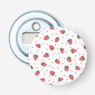 Strawberry pattern bottle opener