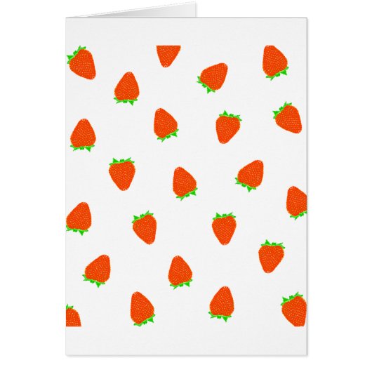 strawberry pattern cards (Front)