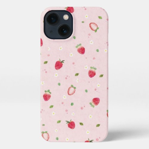 Strawberry pattern case
