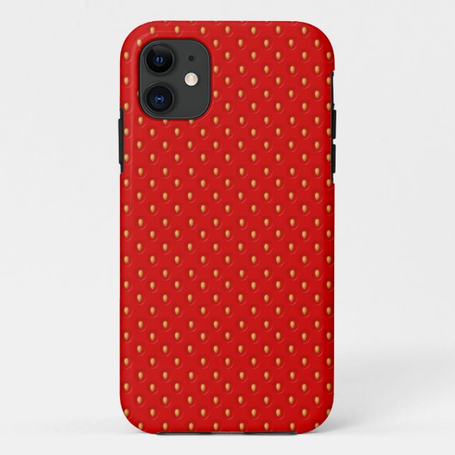 Strawberry Pattern Case-Mate iPhone Case (Back)