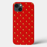 Strawberry Pattern iPhone 13 Case