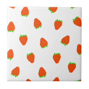 strawberry pattern ceramic tile