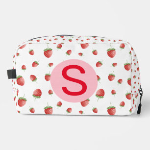Strawberry Pattern Dopp Kit