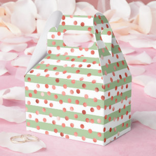Strawberry Pattern Favor Boxes