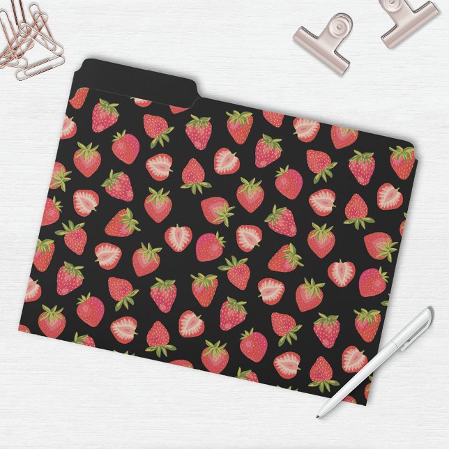 Strawberry Pattern File Folder (Creator Uploaded)