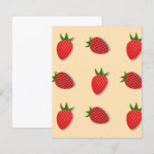 Strawberry pattern for fruit summertime good vibes (Front/Back)