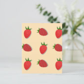 Strawberry pattern for fruit summertime good vibes (Standing Front)