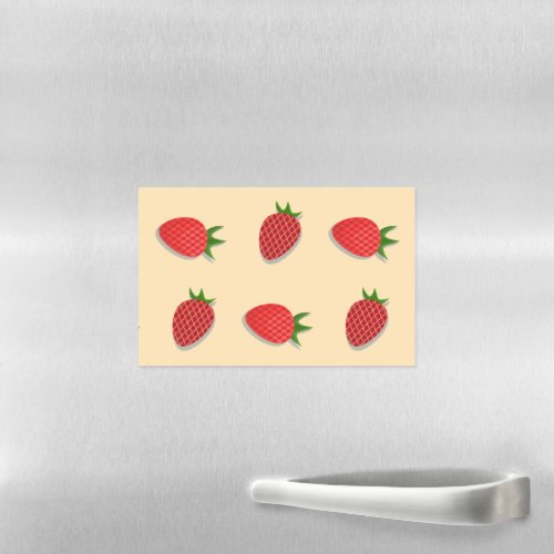 Strawberry pattern for fruit summertime good vibes magnetic dry erase sheet