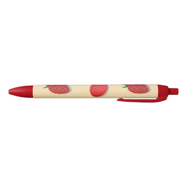 Strawberry pattern for fruit summertime good vibes pen (Bottom)