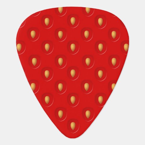 Strawberry Pattern Guitar Pick