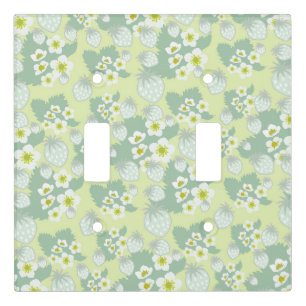 Strawberry pattern light switch cover