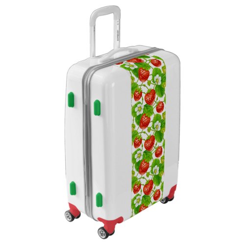 Strawberry Pattern Luggage Suitcase