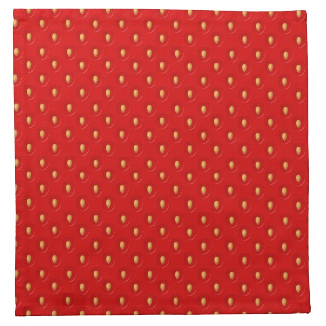Strawberry Pattern Napkin (Front)