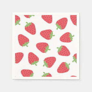 Strawberry pattern napkins