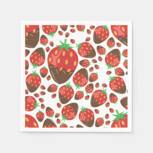 Strawberry pattern napkins