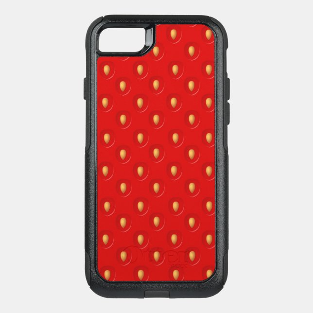 Strawberry Pattern Otterbox iPhone Case (Back)