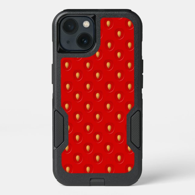 Strawberry Pattern Otterbox iPhone Case (Back)