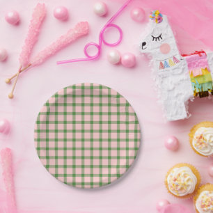 Strawberry Pattern Paper Plates