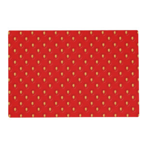 Strawberry Pattern Placemat