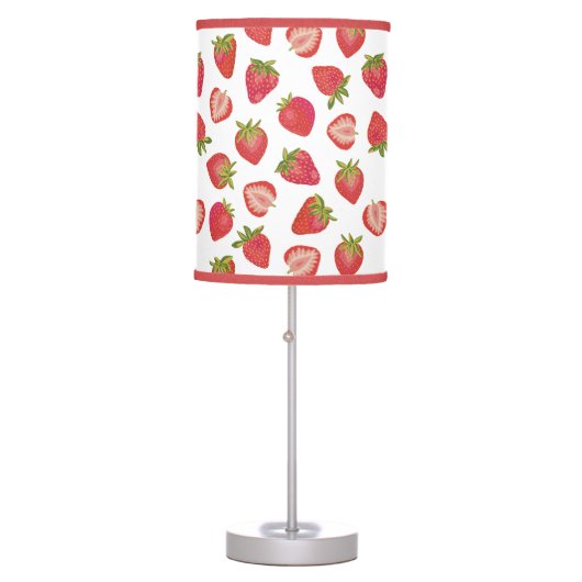 Strawberry Pattern Table Lamp (Front)