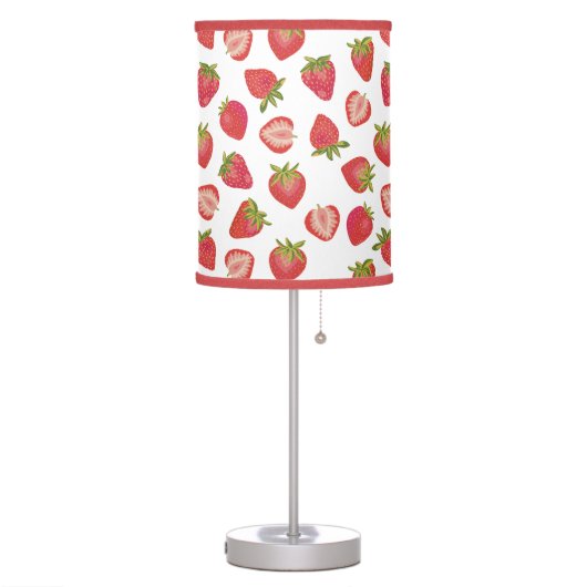 Strawberry Pattern Table Lamp (Left)