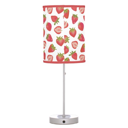 Strawberry Pattern Table Lamp (Back)