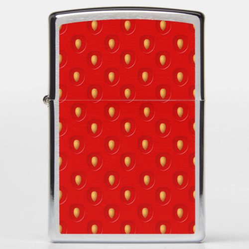 Strawberry Pattern Zippo Lighter