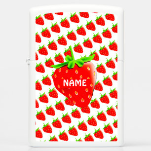 Strawberry Pattern Zippo Lighter