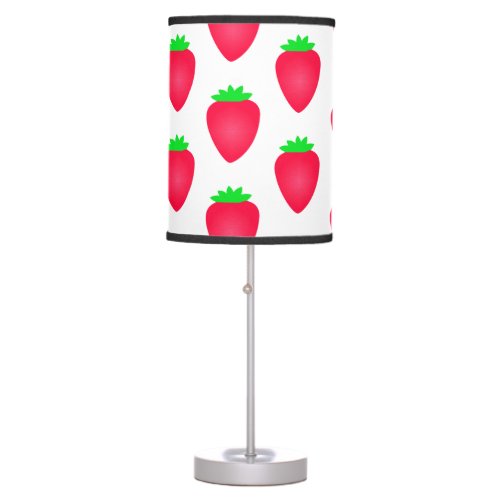 Strawberry Patterns Girls Boys Nursery Gift Favor  Table Lamp