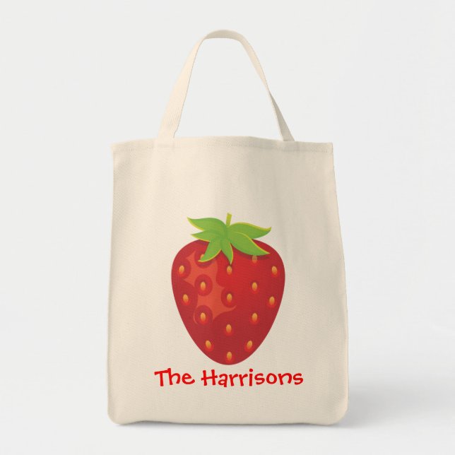 Strawberry Personalized Bag (Front)