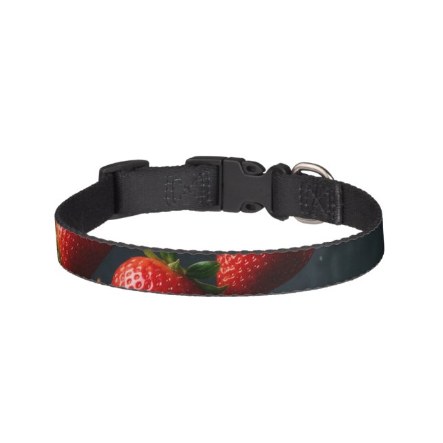 Strawberry Pet Collar (Front)